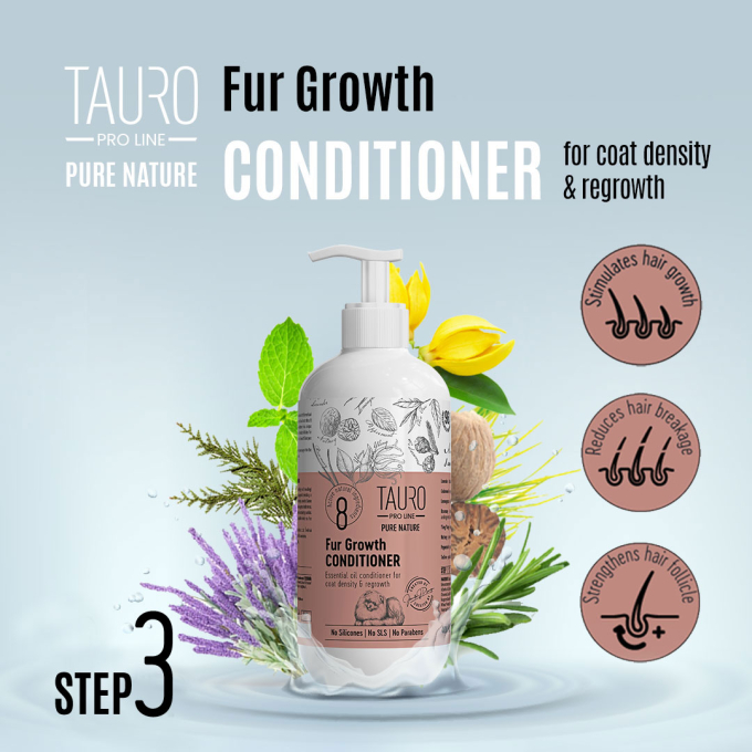 Pure Nature Fur Growth, balsamo che favorisce la crescita del pelo per cani e gatti - 2