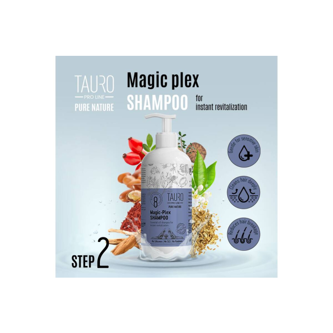 Pure Nature Magic-Plex, coat restoring shampoo for dogs and cats - 3