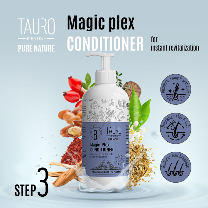 Pure Nature Magic-Plex, восстанавливающий кондиционер для шерсти собак и кошек - 4