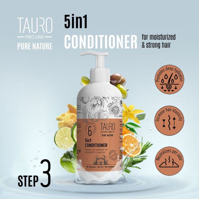 Pure Nature 5in1, condizionatore idratante del mantello per cani e gatti - 3