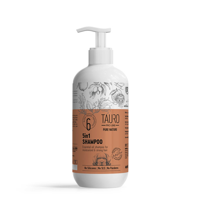 Pure Nature 5in1, moisturizing coat shampoo for dogs and cats - 0