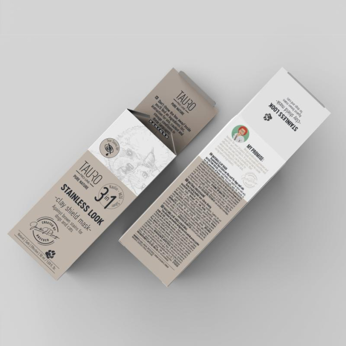 Pure Nature Stainless Look 3in1, natürliche Tonmaske zur Vorbeugung von Tränenflecken auf dem Fell für Hunde - 2