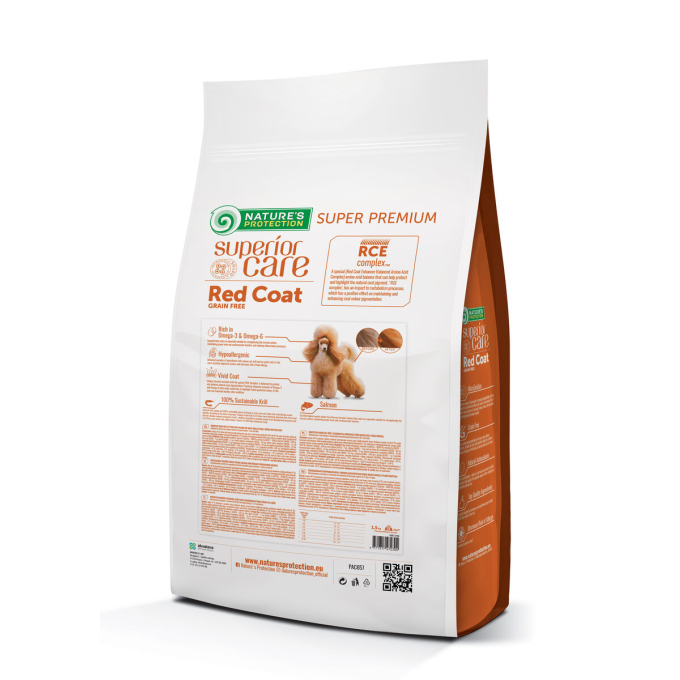 Red Coat Grain Free Salmon Adult Small Breed dry food for dogs - 1