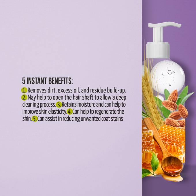 Ultra Natural Care deep clean shampoo for dogs and cats with white, light coat and skin - 4