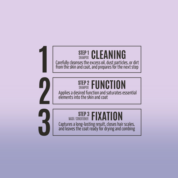 dog and cat coat and skin shampoo and mask sample set - 2