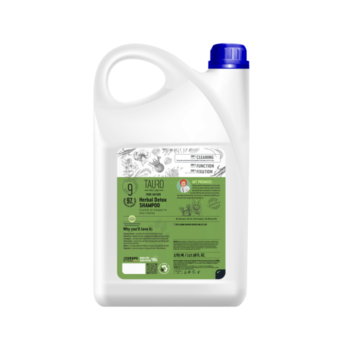 Pure Nature Herbal Detox, глубоко очищающий шампунь для шерсти собак и кошек - 0