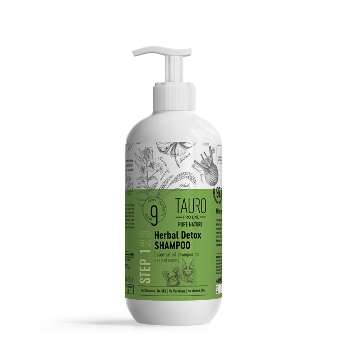Pure Nature Herbal Detox, deep cleaning shampoo for dogs and cats coat - 0