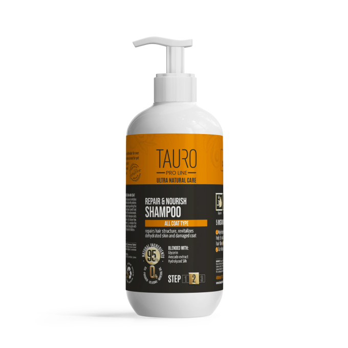 Ultra Natural Care repair and nourish shampoo for dogs and cats skin and coat - 1