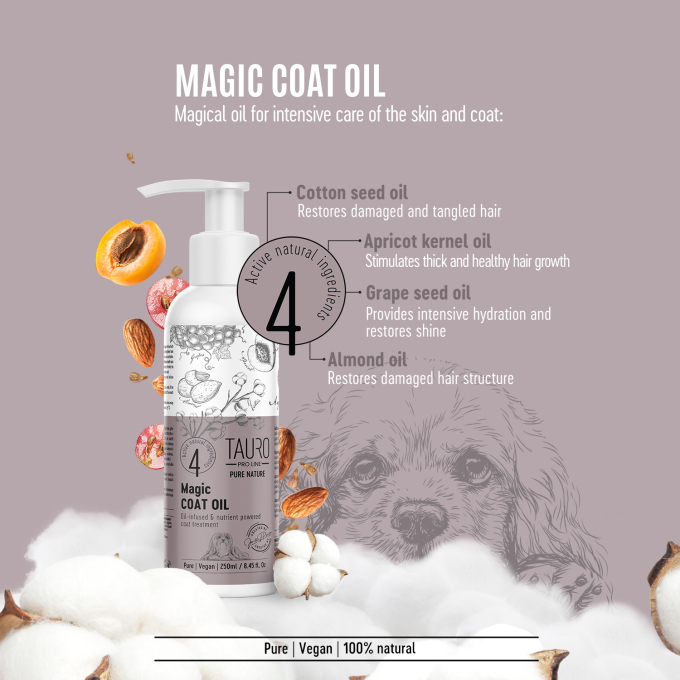 Pure Nature magic coat oil, coat care oil for dogs - 2