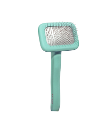 Brosse en bois, forme rectangulaire, dents 11 mm, menthe