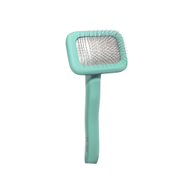 Brosse en bois, forme rectangulaire, dents 11 mm, menthe