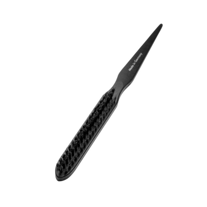 Brush, beech wood, natural boar bristles, black - 0