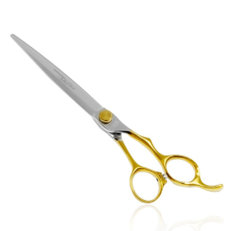 cutting scissors &quot;Perfection by Janita J. Plunge&quot;, straight, 440c stainless steel, golden color