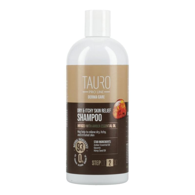 Derma Care Dry &amp;amp; Itchy Skin Relief Champú para perros y gatos, champú para aliviar la piel seca y con picores de perros y gatos - 0