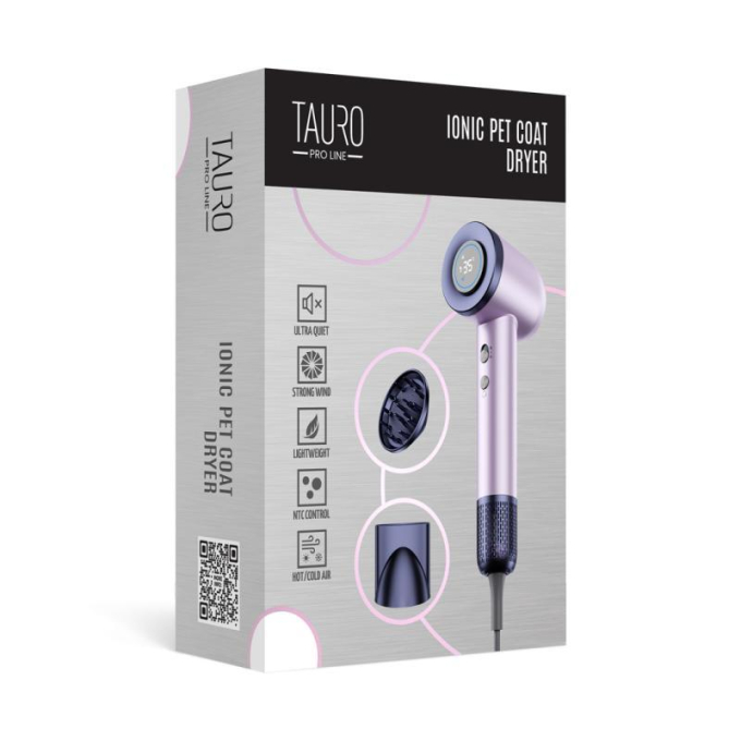 secador manual de pelo para mascotas con tecnología de generación de iones negativos - 1