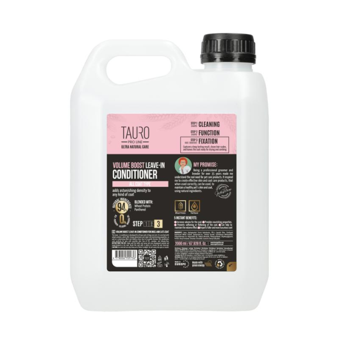 Ultra Natural Care Volume Boost Leave - In Conditioner, balsamo spray volume boost leave-in per il pelo di cani e gatti - 0