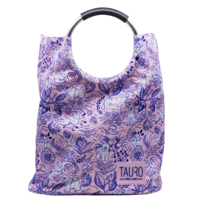 shopping bag, spacious, with metal handle, customized design - 0