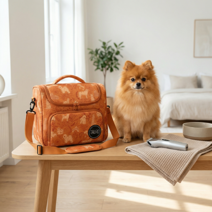 сумка для груминга, тематический дизайн, универсальная, с регулируемой ручкой, индивидуальный дизайн - 4