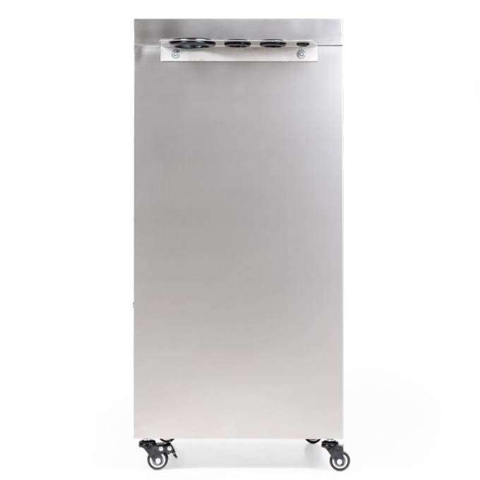 armoire en acier inoxydable avec porte-outils et roulettes - 8