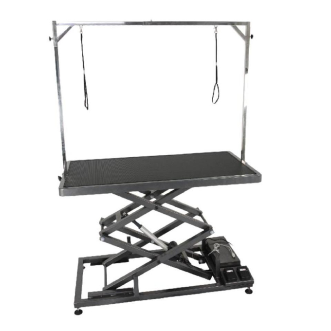 mesa de acicalamiento para perros y gatos, altura regulable eléctricamente (37,5-113,5 cm) - 0