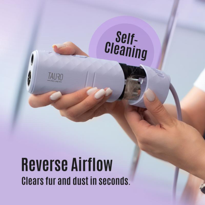 universal pet hair dryer with a flexible neck attachment system - 7
