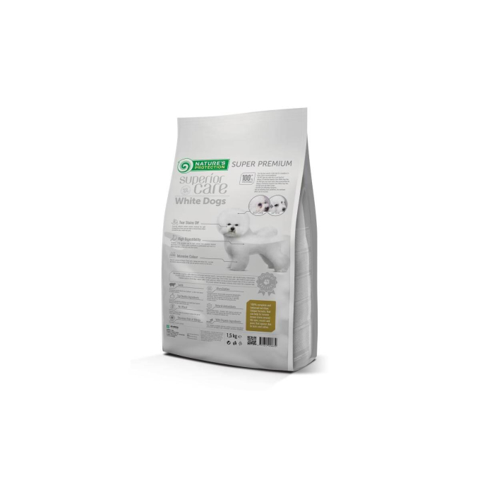 dry food for adult, small and mini breed dogs with white coat, with lamb - 7