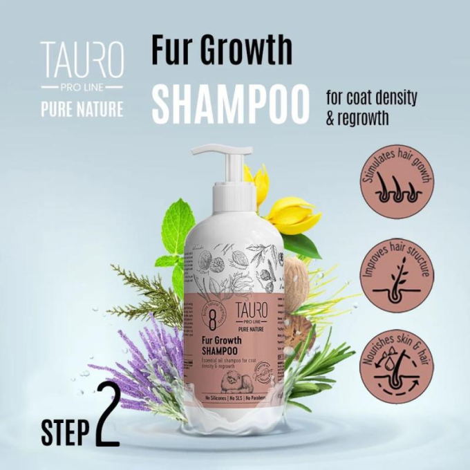 Pure Nature Fur Growth, coat growth promoting shampoo for dogs and cats - 1