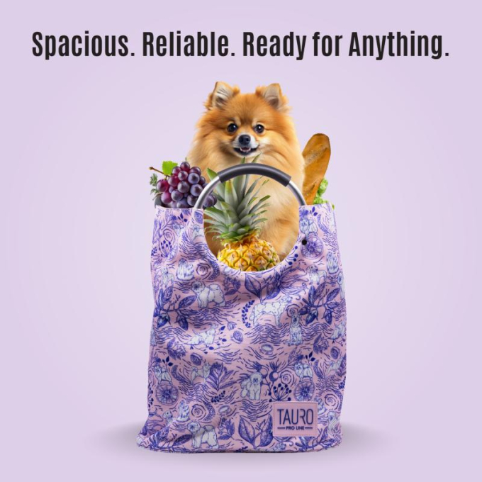 shopping bag, spacious, with metal handle, customized design - 4