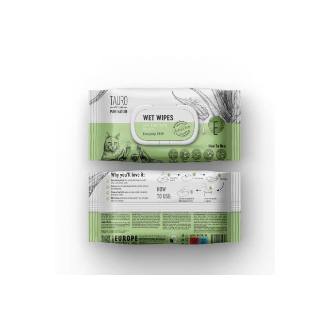 toallitas húmedas para el cuidado del pelaje de perros y gatos - 1
