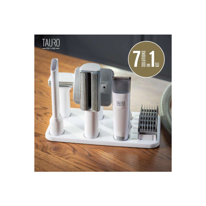 kit de peluquería 7en1 con aspirador de pelo de mascota - 4