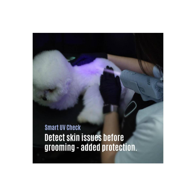 universal pet hair dryer with a flexible neck attachment system - 6