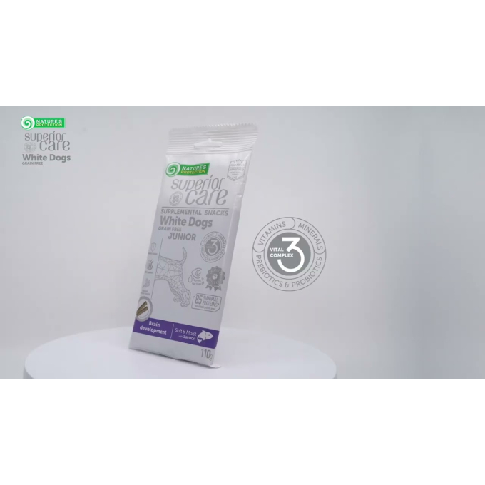 complementary grain free feed – snacks for adult dogs with white fish - 6